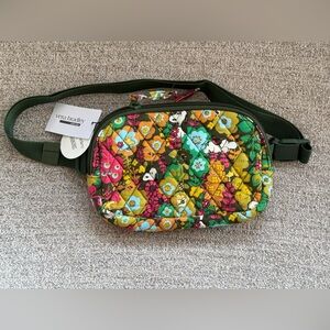 Vera Bradley Peanuts (Snoopy) Mini Belt Bag Peanuts Garden NWT